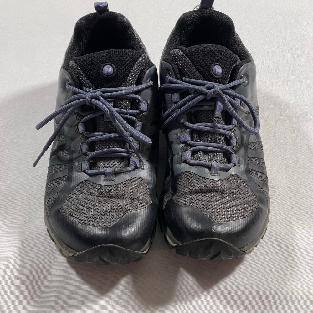 Merrell Siren Edge Q2 Waterproof Women’s 8 Gray Black Hiking Shoes J77530